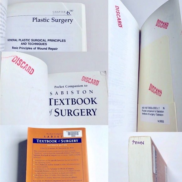Vintage Book Pocket Companion to SABISTON TEXTBOOK of SURGERY 16th Ed Townsend - Picture 11 of 16